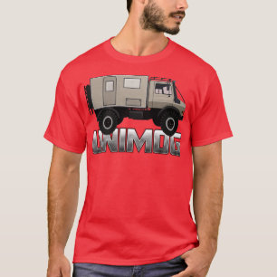 T-shirt MONTAGE UNIMOG sur noir 1