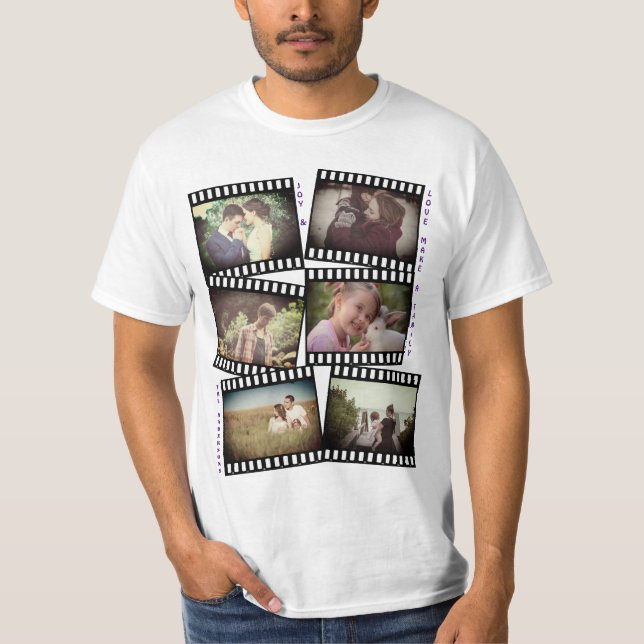 T-shirt montage vintage sur mesure (Devant)