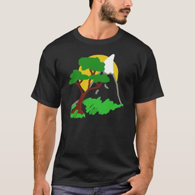 T-shirt Montagne africaine (Devant)