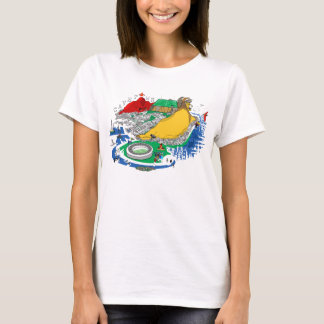 T-shirt Montagne Afrique du Sud de Tableau du football de