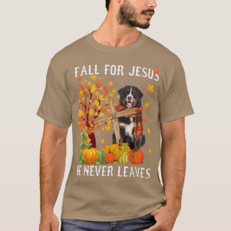 T-shirt Montagne Bernoise Automne Automne De Jésus Il Ne L