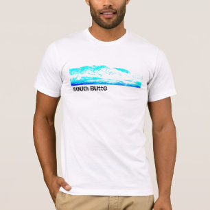T-shirt Montagne blanche T de butte du sud