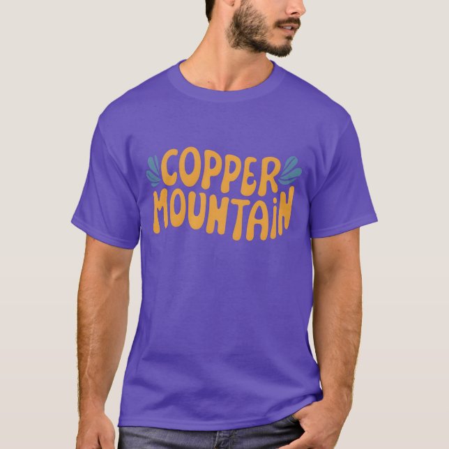 T-shirt Montagne de cuivre (Devant)