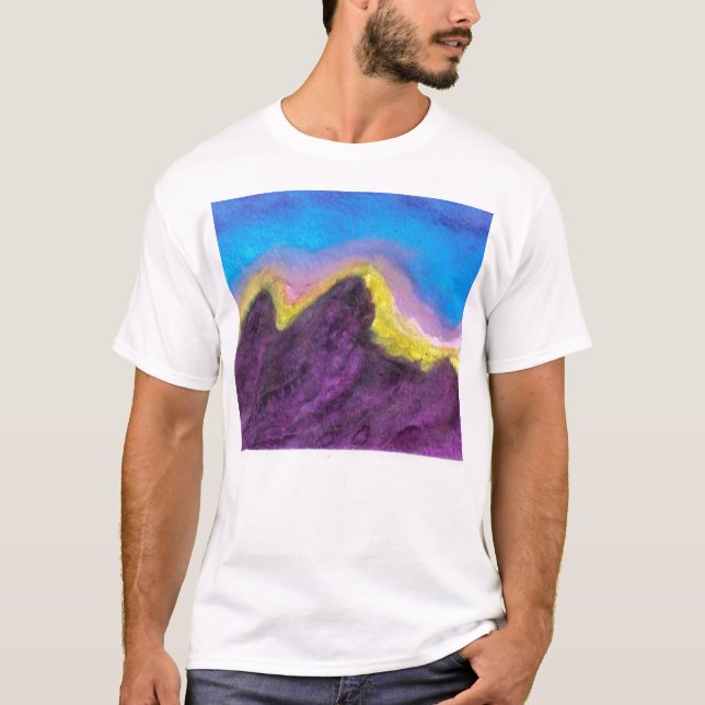 T-shirt montagne de désert (Devant)