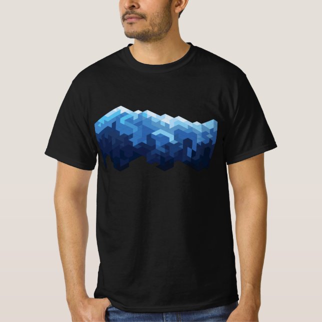 T-shirt montagne de neige (Devant)
