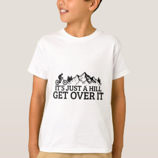 T-shirt Montagne Drôle Vélo Mtb Cyclisme Pédalage Cycliste