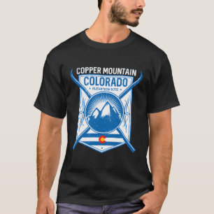 T-shirt Montagne du cuivre Colorado Montagnes de ski