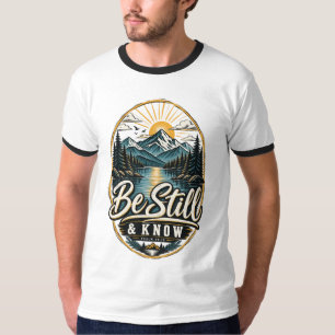 T-shirt Montagne du lever du soleil paisible