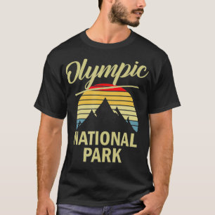T-shirt Montagne du Parc national olympique vintage