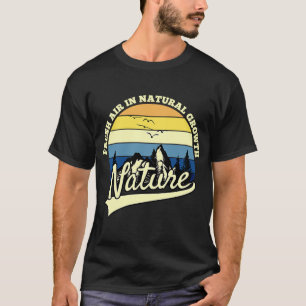 T-shirt Montagne et forêt Silhouette 4