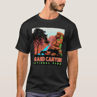 T-shirt Montagne extérieure Le Jaguar Grand Teton National