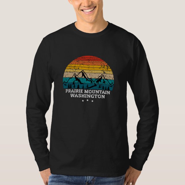 T-SHIRT MONTAGNE PRAIRIE WASHINGTON (Devant)