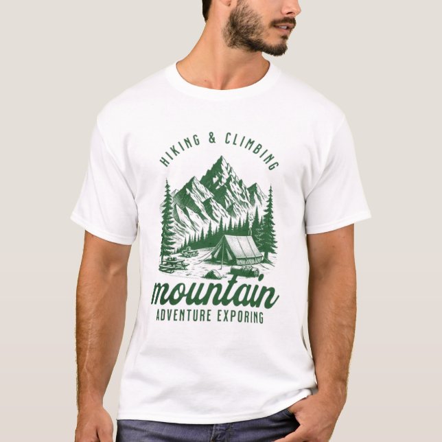T-shirt Montagne randonnée et Escalade (Devant)