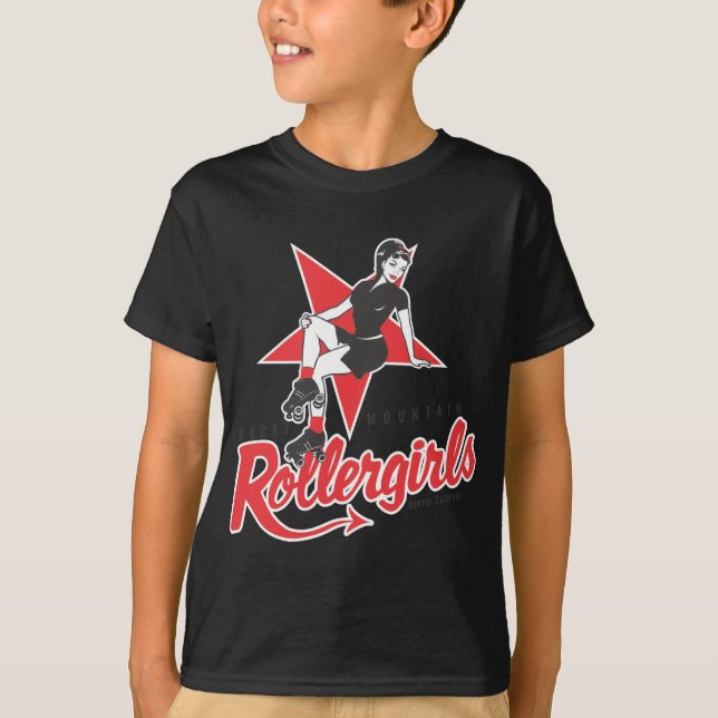 T-shirt Montagne rocheuse Rollergirls (Devant)