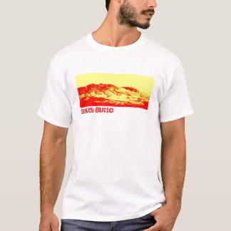 T-shirt Montagne rouge T de butte du sud