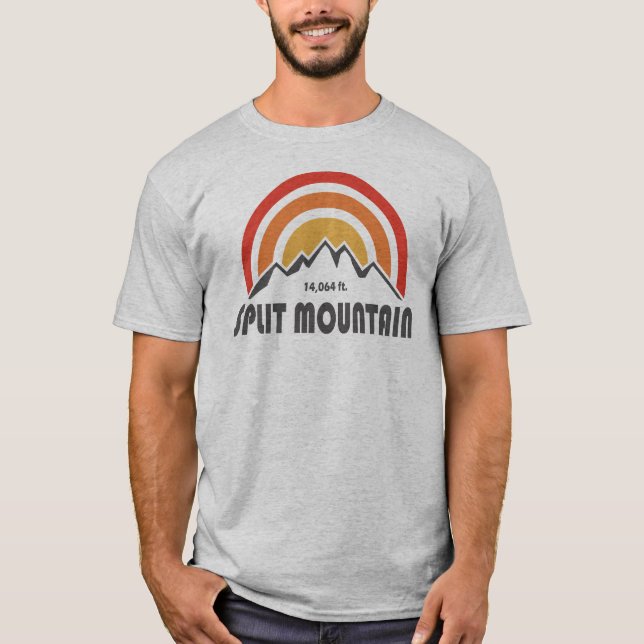 T-shirt Montagne Split Californie (Devant)