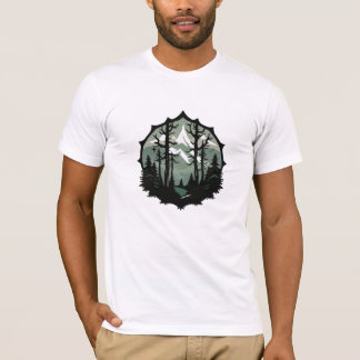 T-shirt Montagne vintage