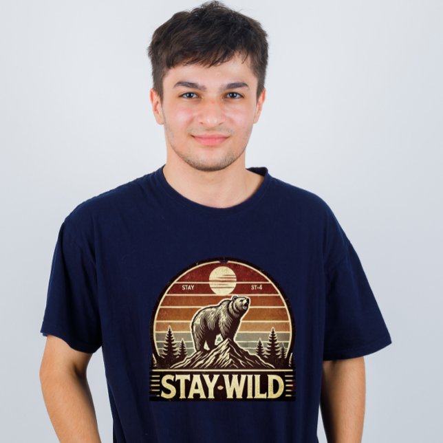 T-shirt montagne vintage (Créateur téléchargé)