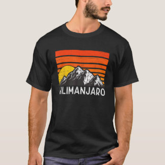 T-shirt Montagne Vintage du Mont Kilimandjaro