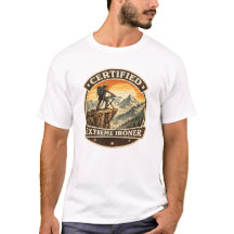 T-Shirt Montagne Vintage Ferreur Extrême Certifié