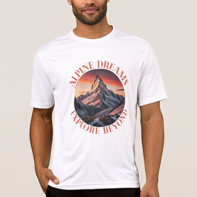 T-shirt montagnes (Devant)