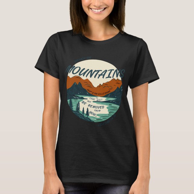 T-shirt montagnes (Devant)