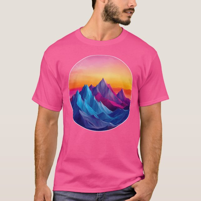 T-shirt Montagnes actives (Devant)