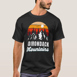 T-shirt Montagnes Adirondack Randonnée Extérieur Nature Ré