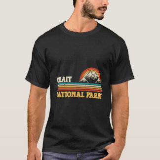 T-shirt Montagnes Arbres Soleil Camg Randonnée Parc Nation