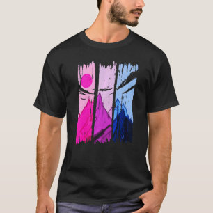 T-shirt Montagnes Bisexual Subtle Bi Pride