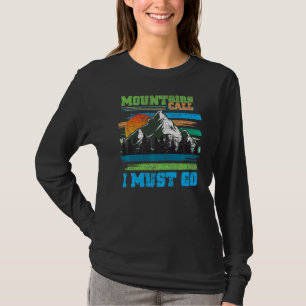 T-shirt Montagnes Call Nature Lovers Camping Randonnée Out