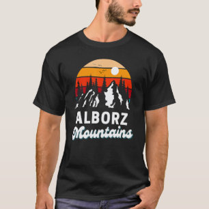 T-shirt Montagnes d'Alborz Randonnée Extérieur Nature Souv