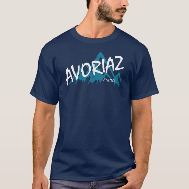 T-shirt Montagnes d'Avoriaz (Devant)