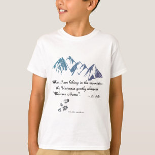 T-shirt Montagnes de randonnée Whisers univers Bienvenue A