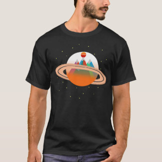 T-shirt Montagnes de Saturn Sun