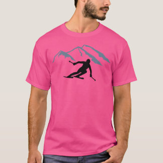 T-shirt Montagnes de ski