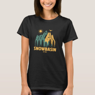 T-shirt Montagnes de Snowbasses Utah Randonnée Extérieur V