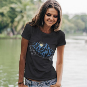 T-shirt Montagnes des Alpes Paysannes