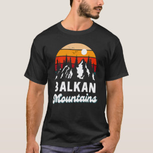 T-shirt Montagnes des Balkans Randonnée Extérieur Nature R