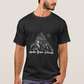 T-shirt Montagnes du bassin d'Arapahoe Sun Colorado