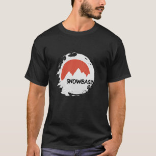T-shirt Montagnes du bassin de neige Utah Randonnée en ple