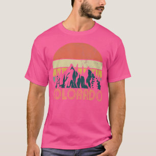 T-shirt Montagnes en détresse Colorado Lover Rocky Mountai