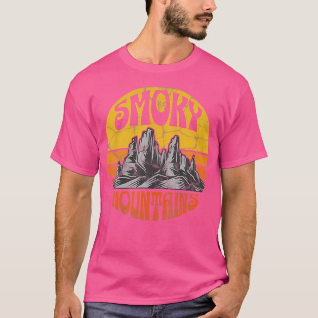 T-shirt Montagnes fumées (Devant)