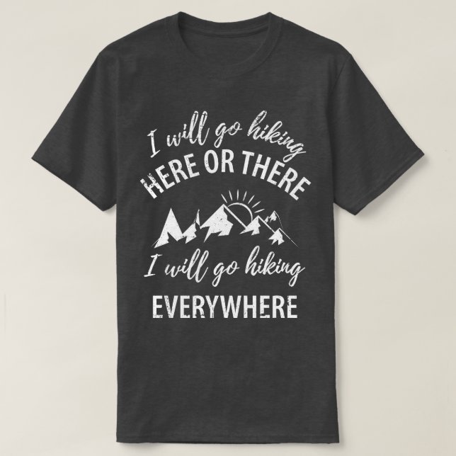 T-shirt Montagnes Randonnée 63 (Design devant)