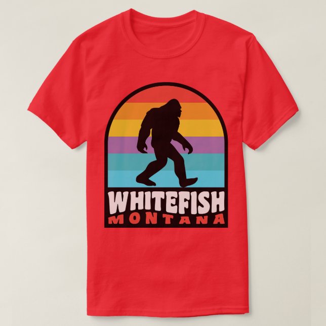 T-shirt Montagnes rocheuses du Montana (Design devant)