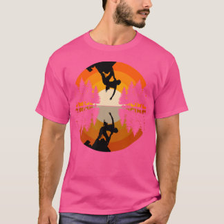 T-shirt Montagnes Rocheuses Escalades - Silhouette C