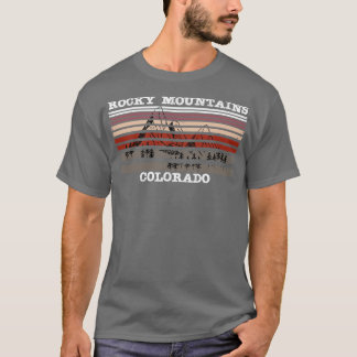 T-shirt Montagnes Rocheuses Perturbation Colorado Paysage