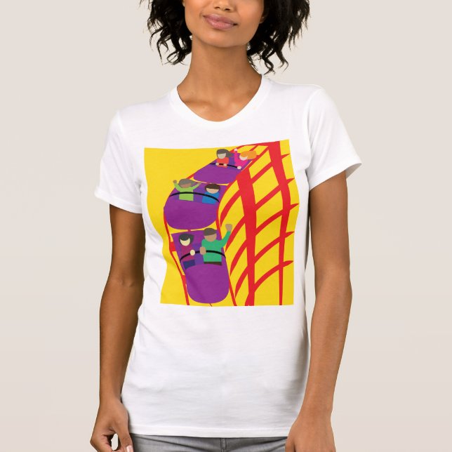 T-shirt Montagnes Russes de Près (Devant)