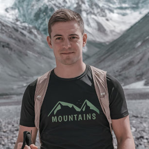 T-shirt Montagnes Vertes