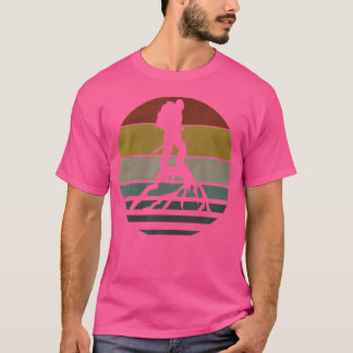 T-shirt Montagnes vintages Escalade Art